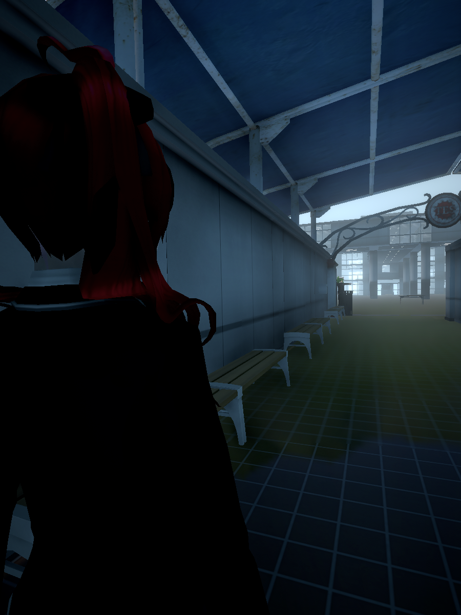 Junketsu entering the school