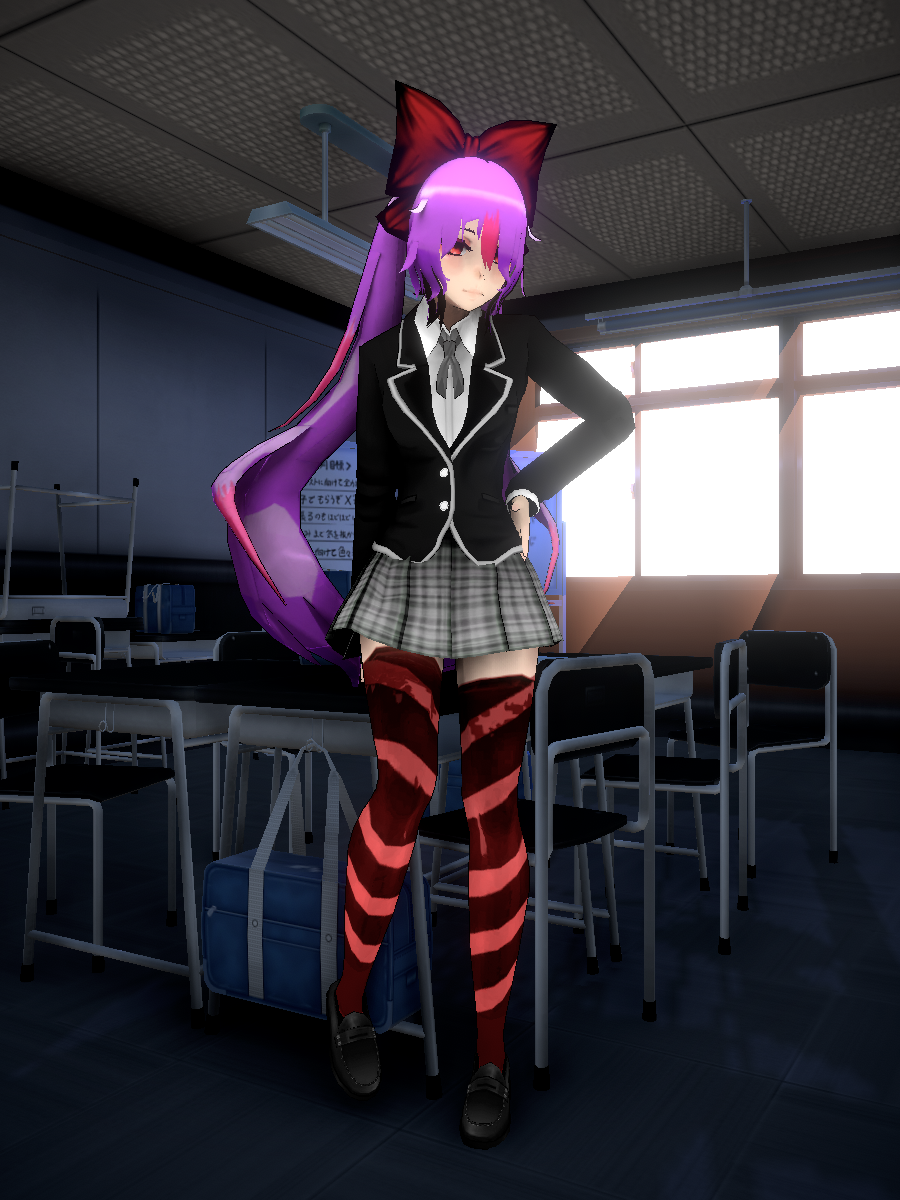 Aino Hana in the classroom